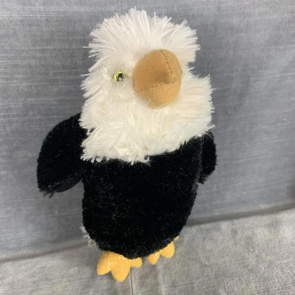 Aurora Liberty Bald Eagle Plush Stuffed Animal Soft Toy Bird Of Prey 8”